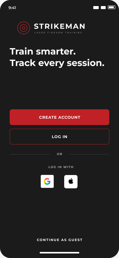 Welcome wireframe